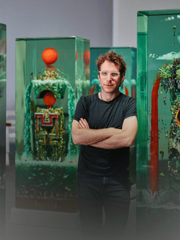 Dustin Yellin's PERSON, PLACE, or THING